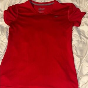 Nike Red Dri-FIT Athletic Shirt